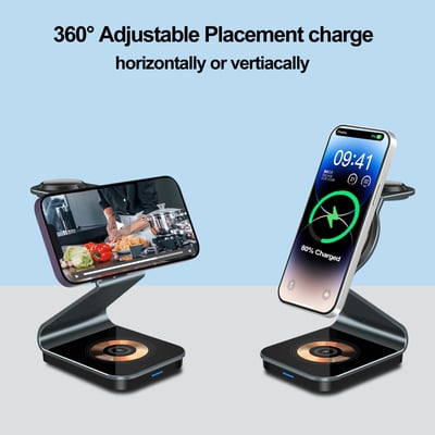 3 in 1 Magnetic Wireless Charger